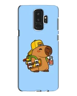 Чехол для Samsung Galaxy S9 Plus (G965) с картинкой «Капибара на скейте»