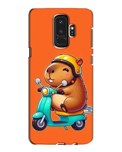 Чехол для Samsung Galaxy S9 Plus (G965) с картинкой «Капибара на скутере» Чехол для Samsung Galaxy S9 Plus (G965) с картинкой «Капибара на скутере»