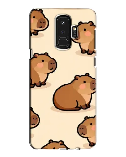 Чехол для Samsung Galaxy S9 Plus (G965) с картинкой «Паттерн милых капибар» Чехол для Samsung Galaxy S9 Plus (G965) с картинкой «Паттерн милых капибар»
