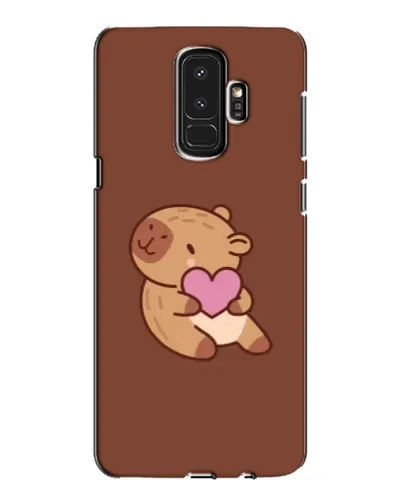 Чехол для Samsung Galaxy S9 Plus (G965) с картинкой «Капибара с сердцем» Чехол для Samsung Galaxy S9 Plus (G965) с картинкой «Капибара с сердцем»