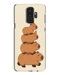 Чехол для Samsung Galaxy S9 Plus (G965) с картинкой «Башня из капибар»