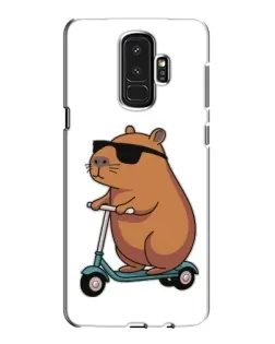 Чехол для Samsung Galaxy S9 Plus (G965) с картинкой «Капибара на самокате»