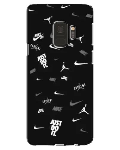 Чохол для Samsung Galaxy S9 (G960) з картинкою «Nike Black Pattern» Чохол для Samsung Galaxy S9 (G960) з картинкою «Nike Black Pattern»