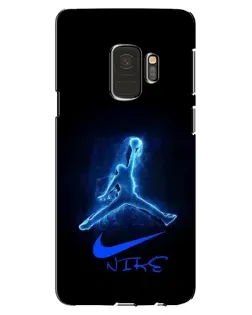 Чохол для Samsung Galaxy S9 (G960) з картинкою «Jordan Neon Blue»