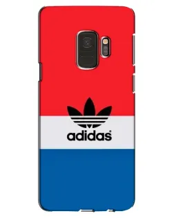 Чехол для Samsung Galaxy S9 (G960) с картинкой «Ретро блоки Adidas»