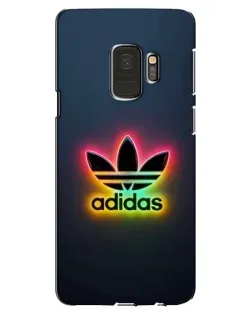 Чехол для Samsung Galaxy S9 (G960) с картинкой «Неоновый Adidas»