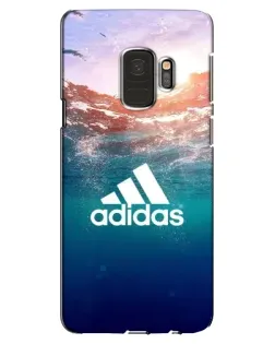 Чехол для Samsung Galaxy S9 (G960) с картинкой «Океанская глубина адидас»