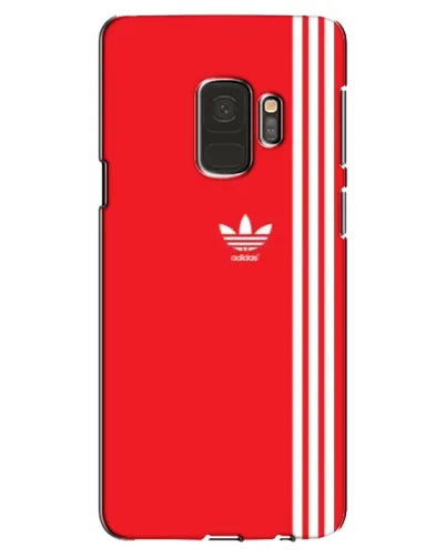 Чехол для Samsung Galaxy S9 (G960) с картинкой «Красный минимализм Adidas»