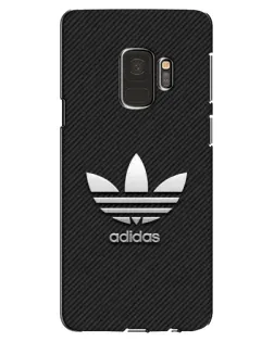 Чехол для Samsung Galaxy S9 (G960) с картинкой «Adidas Карбоновая текстура»