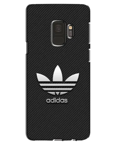 Чехол для Samsung Galaxy S9 (G960) с картинкой «Adidas Карбоновая текстура»