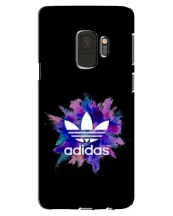 Чехол для Samsung Galaxy S9 (G960) с картинкой «Взрыв красок Adidas»