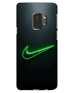 Чехол для Samsung Galaxy S9 (G960) с картинкой «Неоновый контур Nike» Чехол для Samsung Galaxy S9 (G960) с картинкой «Неоновый контур Nike»