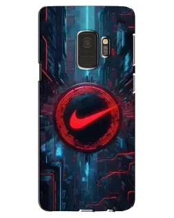Чехол для Samsung Galaxy S9 (G960) с картинкой «Техногенный стиль Nike»