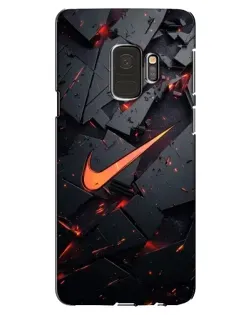 Чехол для Samsung Galaxy S9 (G960) с картинкой «Nike — эффект разломов»
