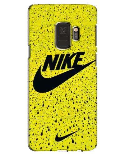 Чехол для Samsung Galaxy S9 (G960) с картинкой «Желтый текстурный Nike» Чехол для Samsung Galaxy S9 (G960) с картинкой «Желтый текстурный Nike»