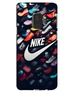 Чехол для Samsung Galaxy S9 (G960) с картинкой «Коллекция кроссовок Nike»
