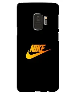 Чехол для Samsung Galaxy S9 (G960) с картинкой «Золотой логотип Nike»