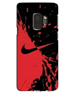Чехол для Samsung Galaxy S9 (G960) с картинкой «Красные брызги Nike» Чехол для Samsung Galaxy S9 (G960) с картинкой «Красные брызги Nike»