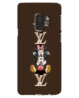 Чехол для Samsung Galaxy S9 (G960) с картинкой «LV и Микки Маус»