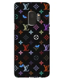 Чехол для Samsung Galaxy S9 (G960) с картинкой «Цветная монограмма LV»