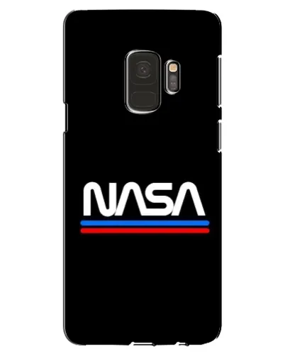 Чехол для Samsung Galaxy S9 (G960) с картинкой «NASA — классика Red Blue»