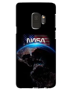 Чехол для Samsung Galaxy S9 (G960) с картинкой «Земля из космоса NASA»