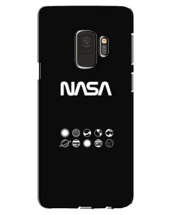 Чехол для Samsung Galaxy S9 (G960) с картинкой «NASA — технический принт»