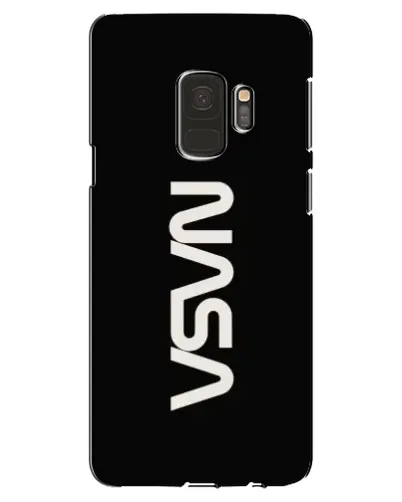 Чехол для Samsung Galaxy S9 (G960) с картинкой «NASA — вертикальный логотип»