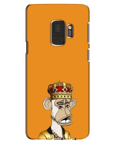 Чехол для Samsung Galaxy S9 (G960) с картинкой «Золотая обезьяна Bored Ape» Чехол для Samsung Galaxy S9 (G960) с картинкой «Золотая обезьяна Bored Ape»