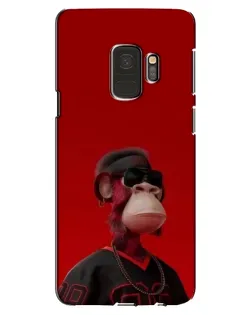 Чохол для Samsung Galaxy S9 (G960) з картинкою «Bored Ape в червоному»