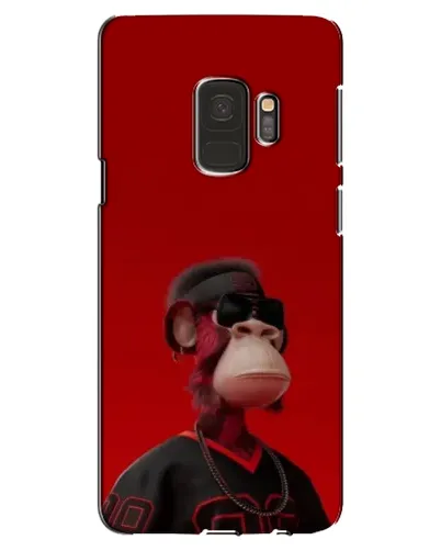 Чехол для Samsung Galaxy S9 (G960) с картинкой «Bored Ape в красном» Чехол для Samsung Galaxy S9 (G960) с картинкой «Bored Ape в красном»