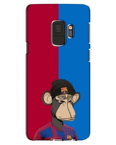 Чехол для Samsung Galaxy S9 (G960) с картинкой «Bored Ape — фанат Барсы» Чехол для Samsung Galaxy S9 (G960) с картинкой «Bored Ape — фанат Барсы»