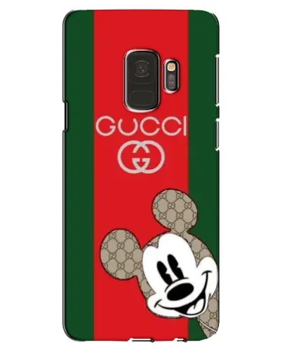 Чехол для Samsung Galaxy S9 (G960) с картинкой «Gucci — полосы и Микки»