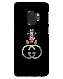 Чехол для Samsung Galaxy S9 (G960) с картинкой «Минни Маус на лого»