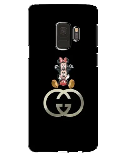 Чехол для Samsung Galaxy S9 (G960) с картинкой «Минни Маус на лого»