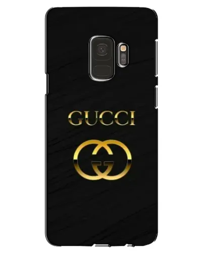 Чехол для Samsung Galaxy S9 (G960) с картинкой «Золотой логотип Gucci»