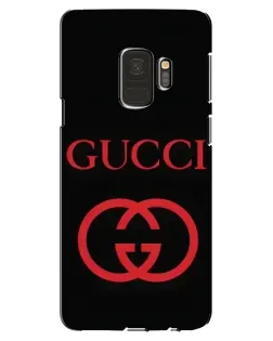 Чехол для Samsung Galaxy S9 (G960) с картинкой «Gucci — красный логотип»