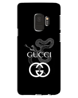 Чехол для Samsung Galaxy S9 (G960) с картинкой «Gucci — серебряная змея»