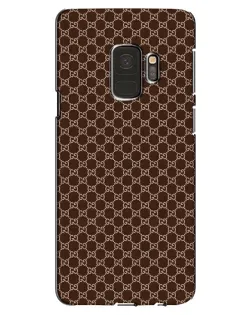 Чехол для Samsung Galaxy S9 (G960) с картинкой «Gucci — шоколадная сетка»
