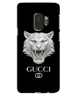 Чехол для Samsung Galaxy S9 (G960) с картинкой «Gucci — серебряный лев»