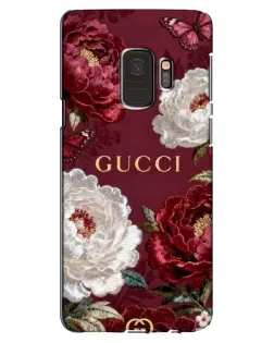 Чехол для Samsung Galaxy S9 (G960) с картинкой «Gucci — бордовые розы»
