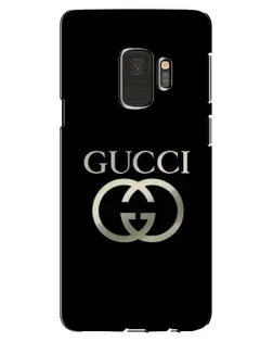 Чехол для Samsung Galaxy S9 (G960) с картинкой «Gucci — золото на черном»