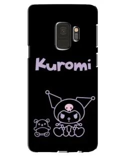 Чехол для Samsung Galaxy S9 (G960) с картинкой «Kuromi — черный минимализм» Чехол для Samsung Galaxy S9 (G960) с картинкой «Kuromi — черный минимализм»