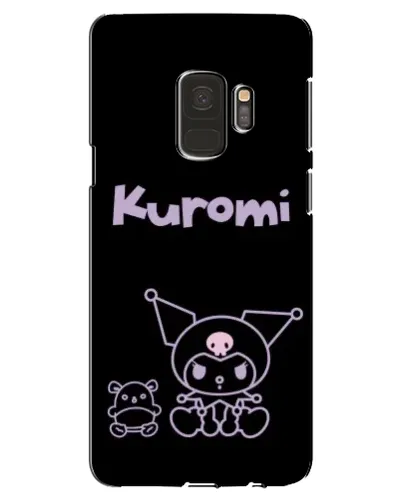 Чехол для Samsung Galaxy S9 (G960) с картинкой «Kuromi — черный минимализм»