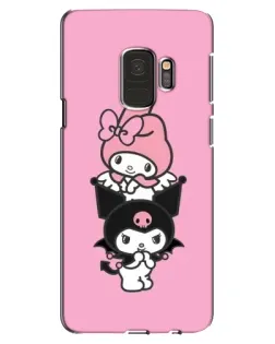 Чехол для Samsung Galaxy S9 (G960) с картинкой «My Melody и Kuromi» Чехол для Samsung Galaxy S9 (G960) с картинкой «My Melody и Kuromi»