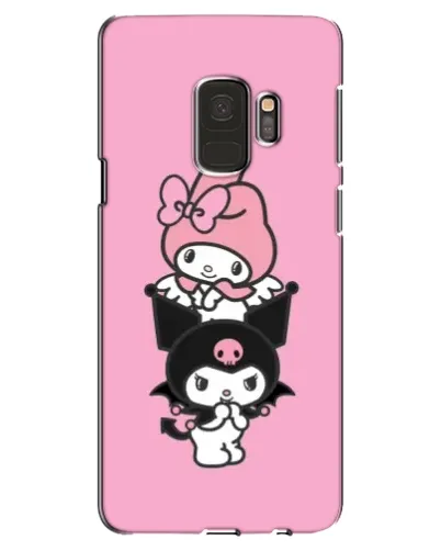 Чехол для Samsung Galaxy S9 (G960) с картинкой «My Melody и Kuromi»