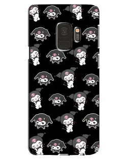Чехол для Samsung Galaxy S9 (G960) с картинкой «Черный паттерн Kuromi» Чехол для Samsung Galaxy S9 (G960) с картинкой «Черный паттерн Kuromi»