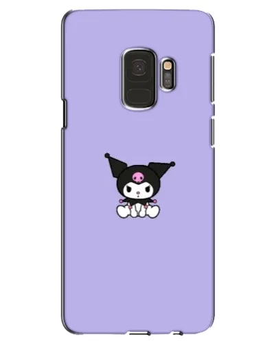 Чехол для Samsung Galaxy S9 (G960) с картинкой «Kuromi — фиолетовый минимализм»