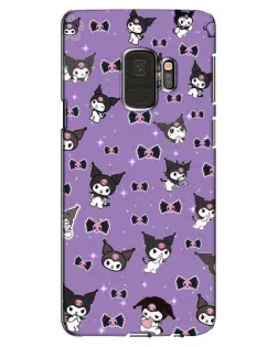 Чехол для Samsung Galaxy S9 (G960) с картинкой «Kuromi — паттерн» Чехол для Samsung Galaxy S9 (G960) с картинкой «Kuromi — паттерн»