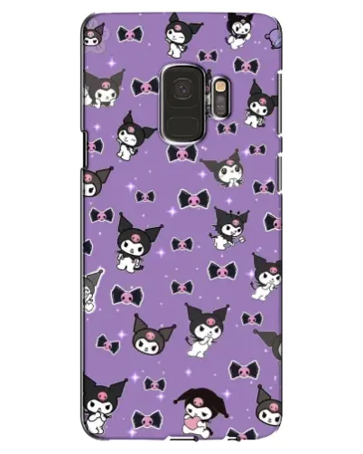 Чехол для Samsung Galaxy S9 (G960) с картинкой «Kuromi — паттерн»